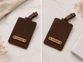 Leather Luggage Tag (Vegan)