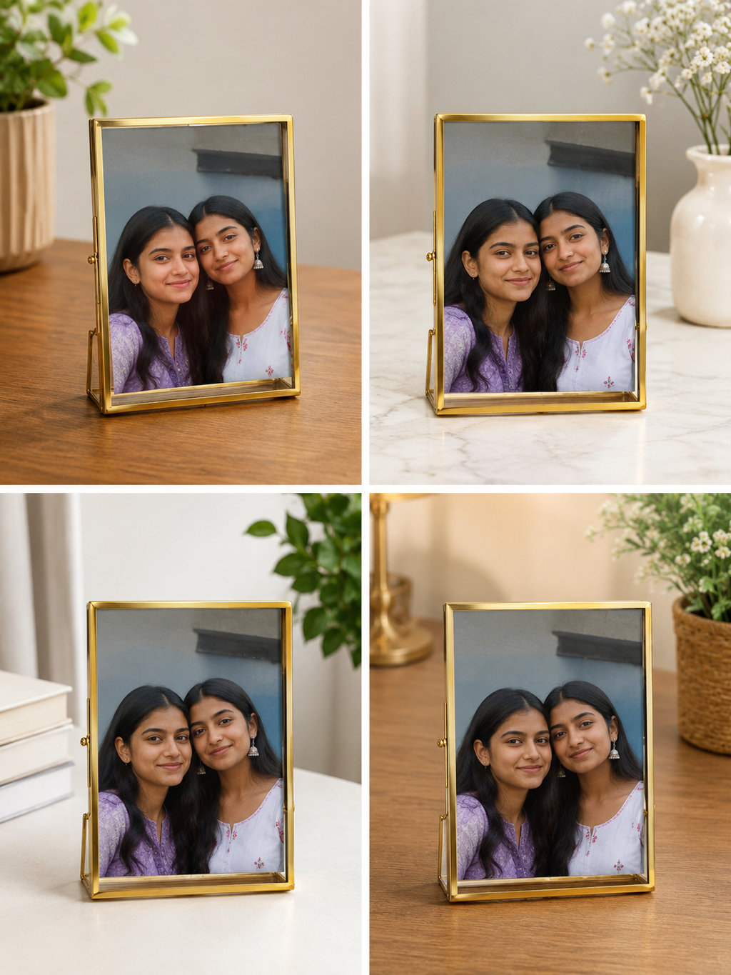 Metal Photo Frame (4 X 6 inches)