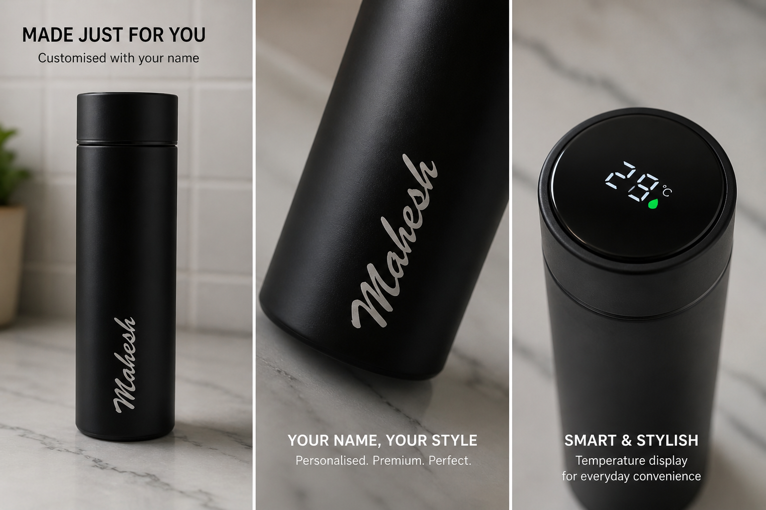 Customised temprature bottle